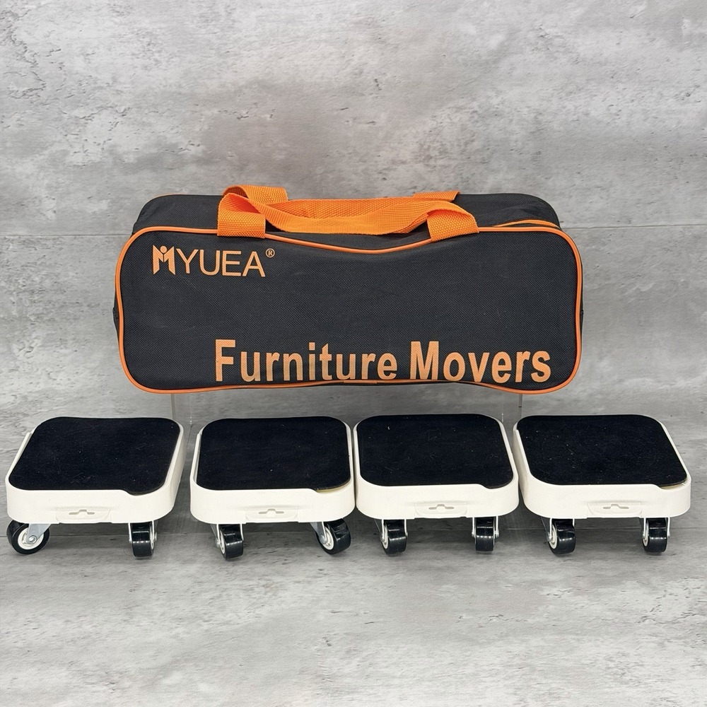 MYUEA Furniture Sliders Dolly 1200LBS Heavy Duty 4 Wheels 360° Swivel